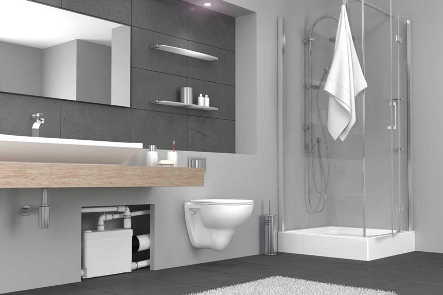 Trituratore bagno da incasso