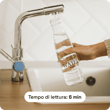 Bere acqua dal rubinetto di casa? Sì o no.